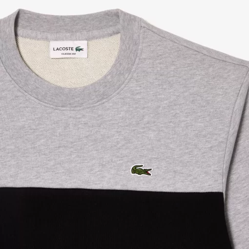 Lacoste Sweatshirts-Classic Fit 3D Print Colourblock Jogger Sweatshirt