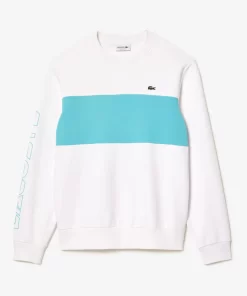 Lacoste Sweatshirts-Classic Fit 3D Print Colourblock Jogger Sweatshirt