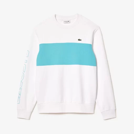 Lacoste Sweatshirts-Classic Fit 3D Print Colourblock Jogger Sweatshirt