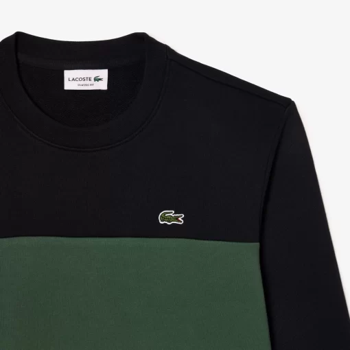 Lacoste Sweatshirts-Classic Fit 3D Print Colourblock Jogger Sweatshirt