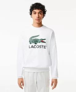 Lacoste Sweatshirts-Classic Fit Cotton Fleece Sweatshirt