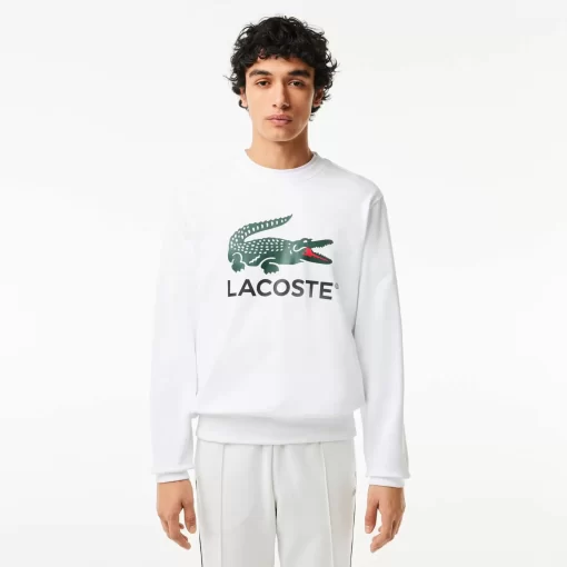 Lacoste Sweatshirts-Classic Fit Cotton Fleece Sweatshirt