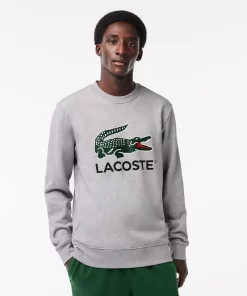 Lacoste Sweatshirts-Classic Fit Cotton Fleece Sweatshirt