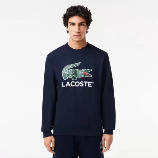 Lacoste Sweatshirts-Classic Fit Cotton Fleece Sweatshirt