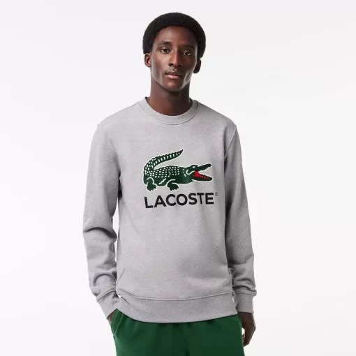 Lacoste Sweatshirts-Classic Fit Cotton Fleece Sweatshirt