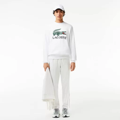 Lacoste Sweatshirts-Classic Fit Cotton Fleece Sweatshirt