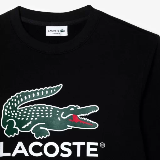 Lacoste Sweatshirts-Classic Fit Cotton Fleece Sweatshirt