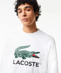 Lacoste Sweatshirts-Classic Fit Cotton Fleece Sweatshirt