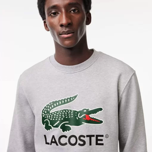 Lacoste Sweatshirts-Classic Fit Cotton Fleece Sweatshirt