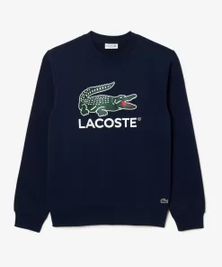 Lacoste Sweatshirts-Classic Fit Cotton Fleece Sweatshirt