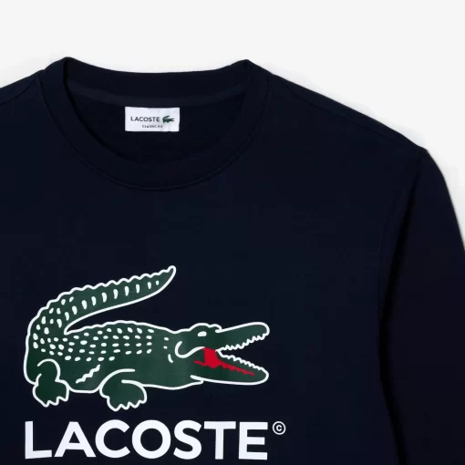 Lacoste Sweatshirts-Classic Fit Cotton Fleece Sweatshirt