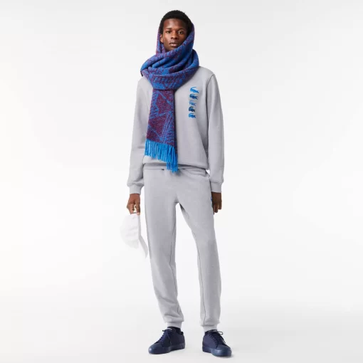 Lacoste Sweatshirts-Classic Fit Croc Print Jogger Sweatshirt