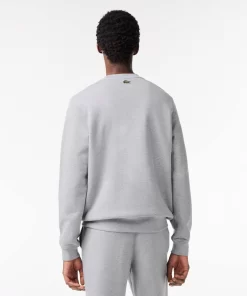 Lacoste Sweatshirts-Classic Fit Croc Print Jogger Sweatshirt