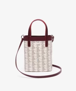 Lacoste Bags-Coated Canvas Monogram Mini Tote