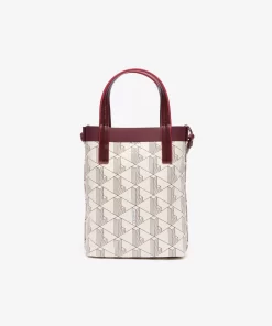 Lacoste Bags-Coated Canvas Monogram Mini Tote