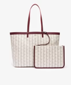 Lacoste Bags-Coated Canvas Monogram Tote