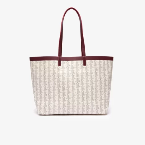 Lacoste Bags-Coated Canvas Monogram Tote