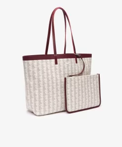 Lacoste Bags-Coated Canvas Monogram Tote