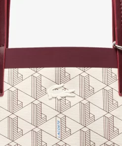 Lacoste Bags-Coated Canvas Monogram Tote