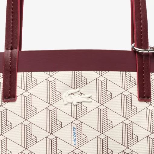 Lacoste Bags-Coated Canvas Monogram Tote