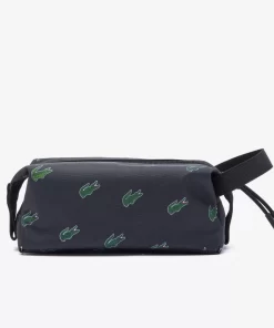 Lacoste Wallets & Small Leather Goods-Coated Canvas Printed Toiletry Bag