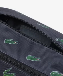 Lacoste Wallets & Small Leather Goods-Coated Canvas Printed Toiletry Bag