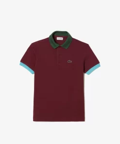 Lacoste Boy Clothing-Colourblock Cotton Pique Polo Shirt