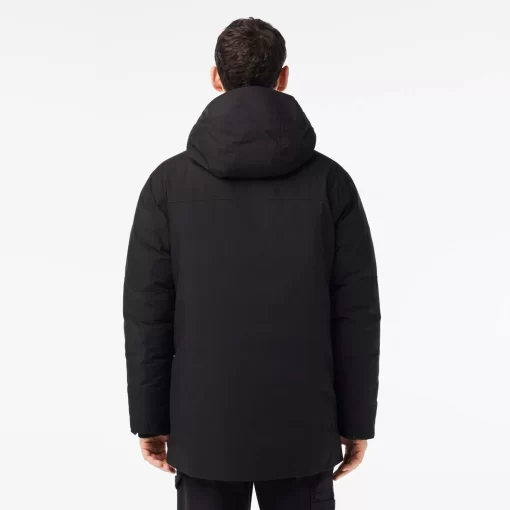 Lacoste Jackets & Coats-Colourblock Multipocket Hooded Parka