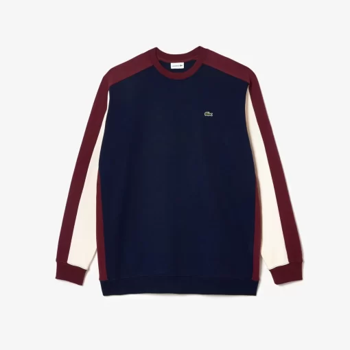 Lacoste Sweatshirts-Colourblock Sweatshirt - Plus Size - Tall