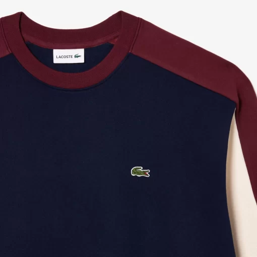 Lacoste Sweatshirts-Colourblock Sweatshirt - Plus Size - Tall