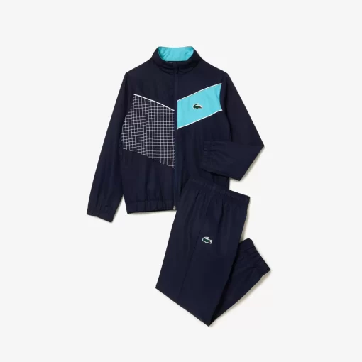 Lacoste Boy Clothing-Colourblock Tennis Tracksuit