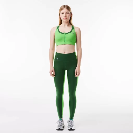 Lacoste Fitness & Training-Colourblock Ultra-Dry Stretch Sport Leggings