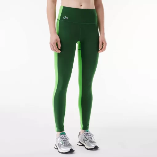 Lacoste Fitness & Training-Colourblock Ultra-Dry Stretch Sport Leggings