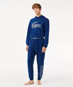 Lacoste Underwear & Lounge Wear-Contrast Branded Lounge Pants