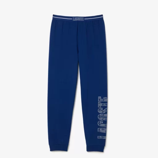 Lacoste Underwear & Lounge Wear-Contrast Branded Lounge Pants