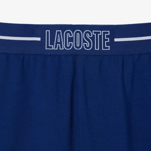 Lacoste Underwear & Lounge Wear-Contrast Branded Lounge Pants