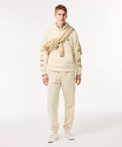 Lacoste Sweatshirts-Contrast Crocodile Hoodie