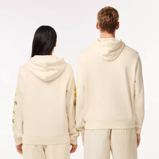 Lacoste Sweatshirts-Contrast Crocodile Hoodie