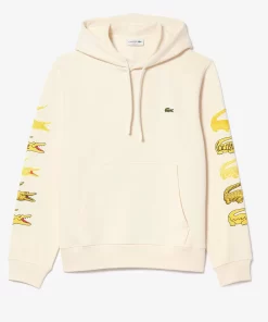 Lacoste Sweatshirts-Contrast Crocodile Hoodie