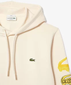 Lacoste Sweatshirts-Contrast Crocodile Hoodie