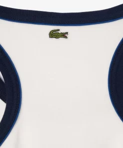 Lacoste T-Shirts-Contrast Embroidered Terry Bralette