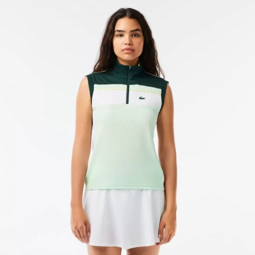 Lacoste Tennis-Contrast Ripstop Pique Tennis Ultra-Dry Polo Shirt