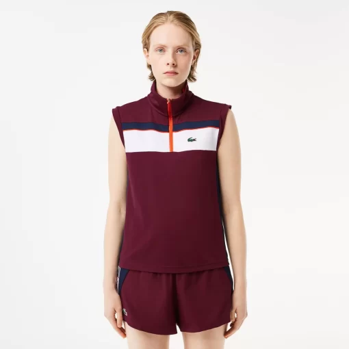 Lacoste Tennis-Contrast Ripstop Pique Tennis Ultra-Dry Polo Shirt