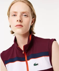 Lacoste Tennis-Contrast Ripstop Pique Tennis Ultra-Dry Polo Shirt