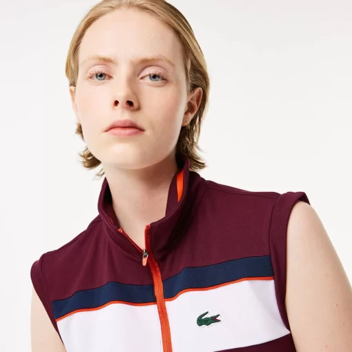 Lacoste Tennis-Contrast Ripstop Pique Tennis Ultra-Dry Polo Shirt