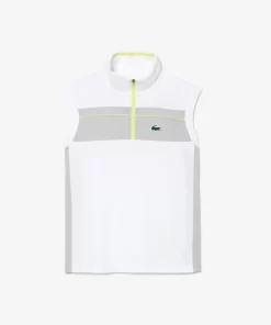 Lacoste Tennis-Contrast Ripstop Pique Tennis Ultra-Dry Polo Shirt