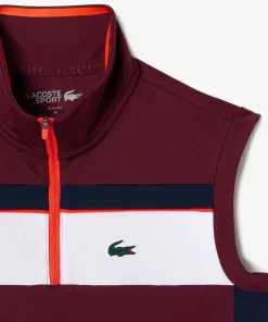 Lacoste Tennis-Contrast Ripstop Pique Tennis Ultra-Dry Polo Shirt