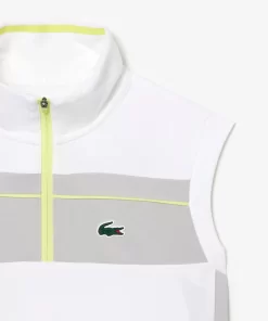 Lacoste Tennis-Contrast Ripstop Pique Tennis Ultra-Dry Polo Shirt