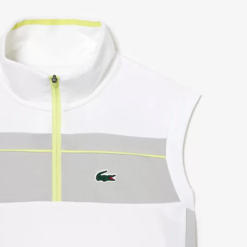 Lacoste Tennis-Contrast Ripstop Pique Tennis Ultra-Dry Polo Shirt