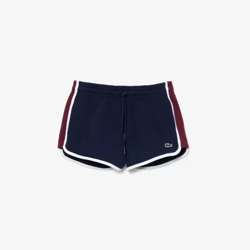 Lacoste Trousers & Shorts-Contrast Seam Double Sided Pique Shorts